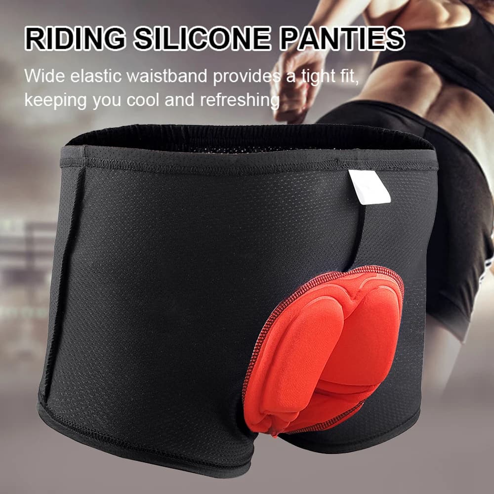 Underwear Cycling Shock Absorbent Shorts Silicone Mountain Cycling Pants Thickened Breathable Road Bike Bike MTB Fast Drying