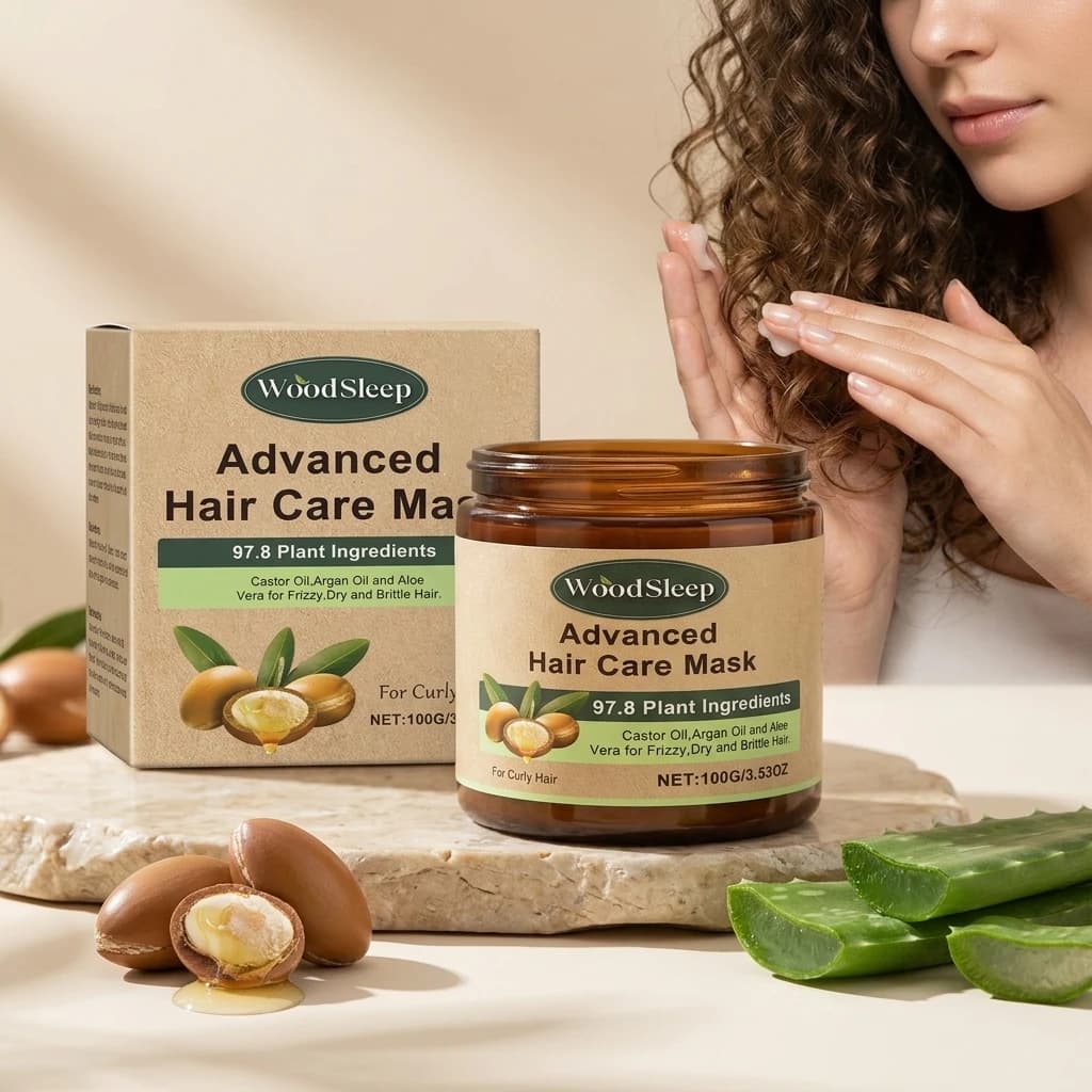 Moisturizing Hair Mask Deep Nourishing Improves Split Ends Damaged Dryness Hairs Anti Frizzy Softness Smoothing Hair Conditioner