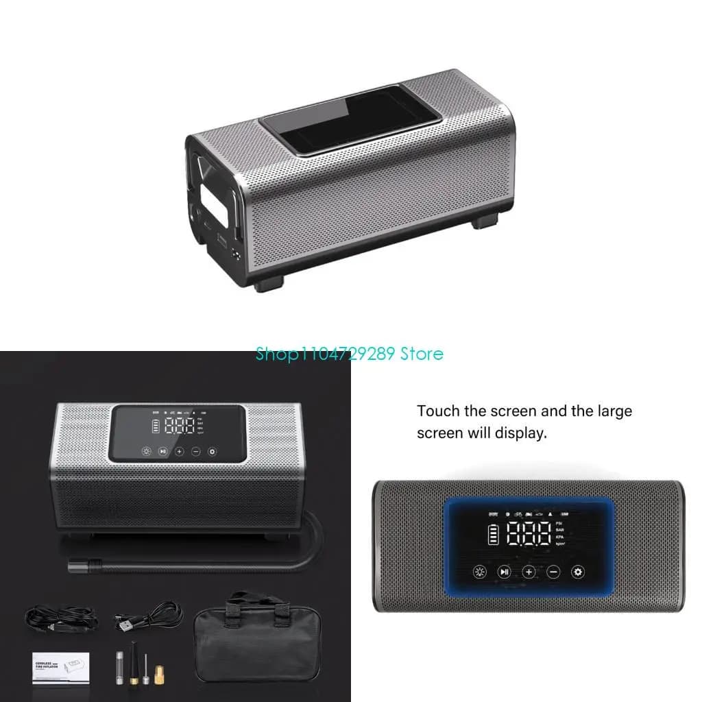 D8KE Pompe per auto con auto wireless FlammAtor Compressore Digital Electric Portable 120W