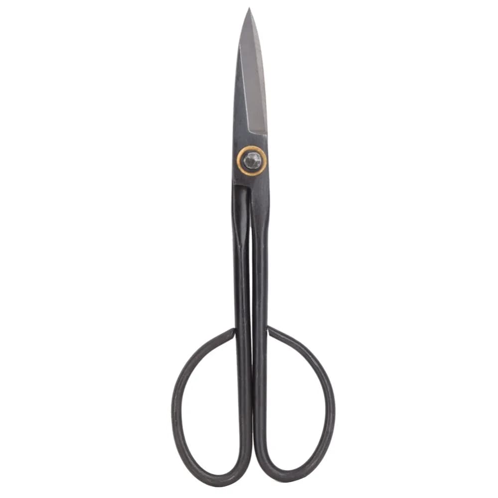 Steel Bonsai Pruning Scissors Black Sharp Blade Garden Pruning Shear Strong Toughness Ergonomic Grip Bonsai Trimming Tool