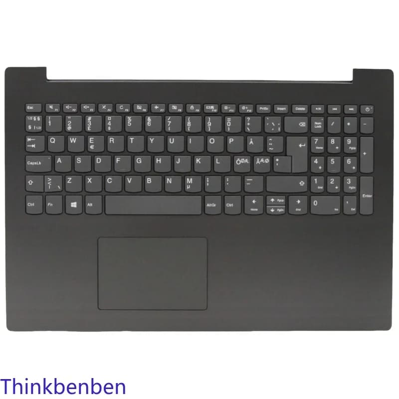 NDC Nordic Keyboard Iron Gray Upper Case Palmrest Shell Cover For Lenovo ideapad 330 15 ARR ICN Laptop 5CB0R26532
