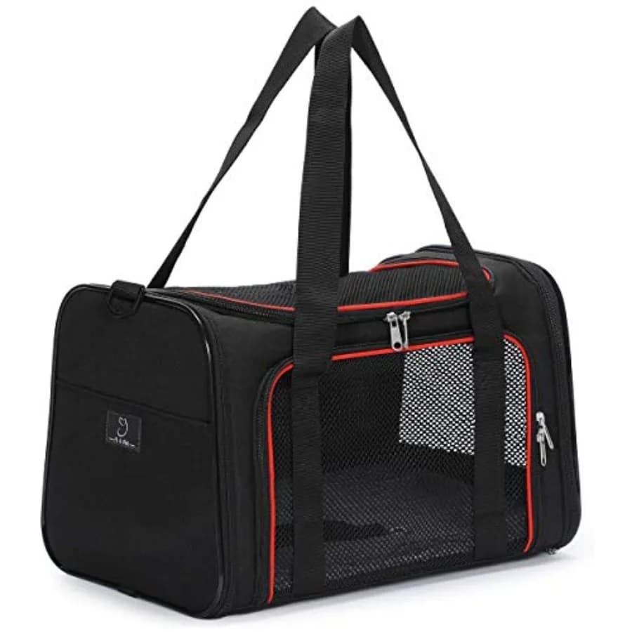 Trasportino Morbido A4Pet Approvato dalle Compagnie Aeree per Cuccioli e Gatti, Portatile, Lavabile, da Viaggio, Disponibile in Diversi Colori, Resistente e