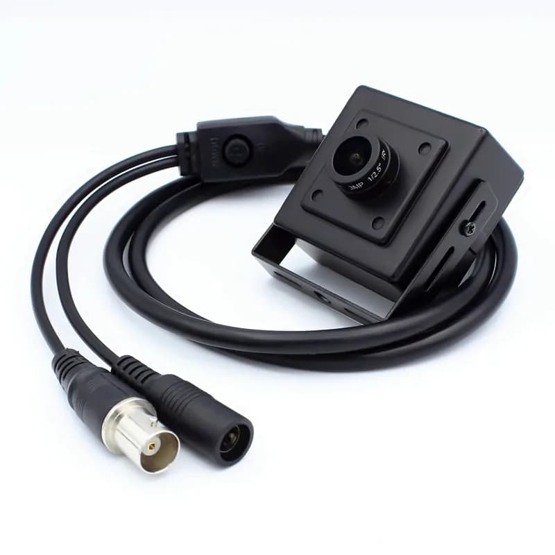 Min box HD 1080p 2.0mp 4in1 AHD TVI CVI CVBS 2mp CCTV Telecamera di sicurezza menu osd UTC interno