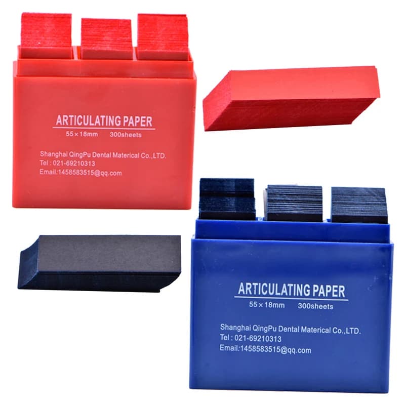 300 sheets/box of blue articulated paper strips of double-sided bite teeth whitening tools of dental materials
