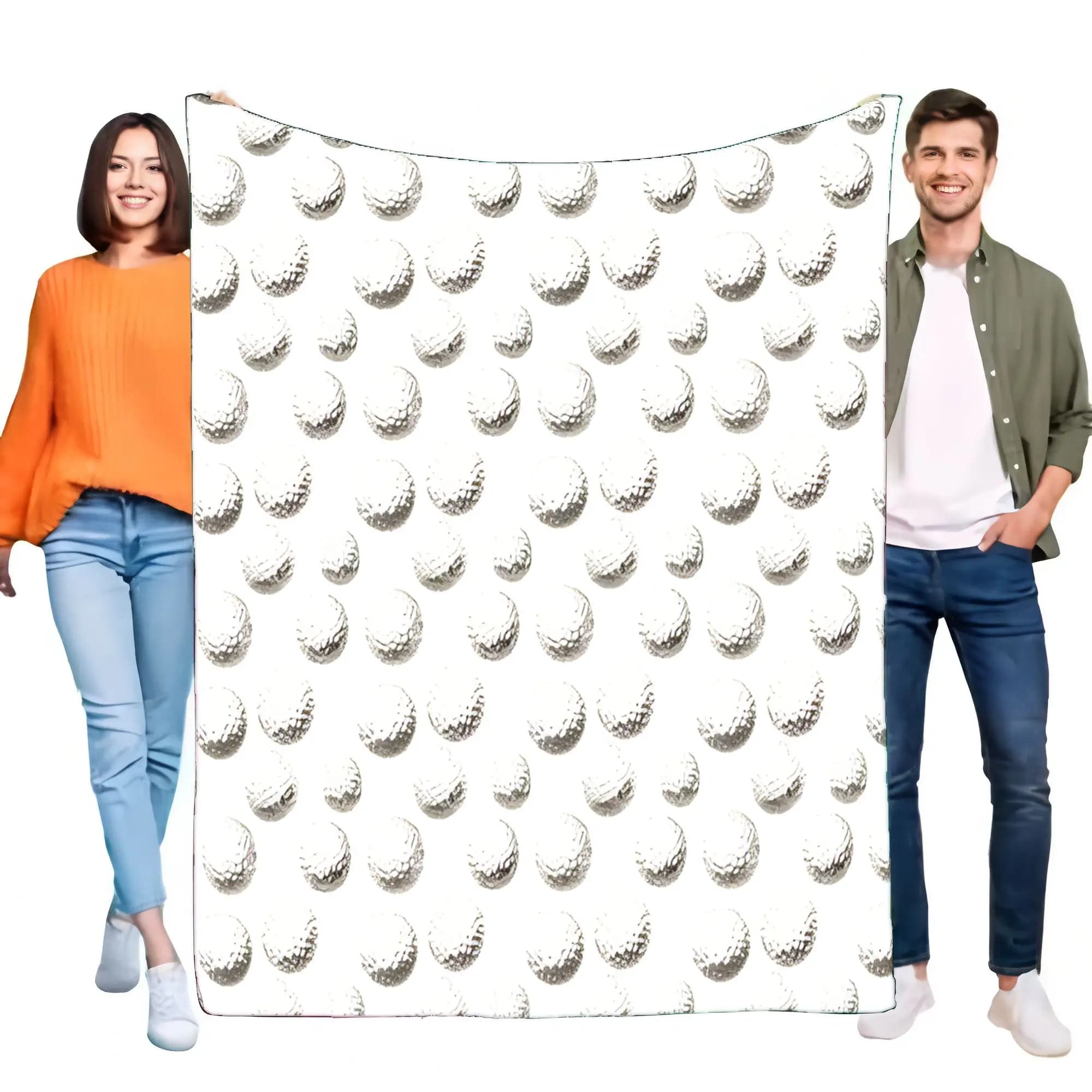 Coperta con motivo pallina da golf, accogliente e morbida, per divano letto di casa, leggera, regalo ideale per gli amanti del golf