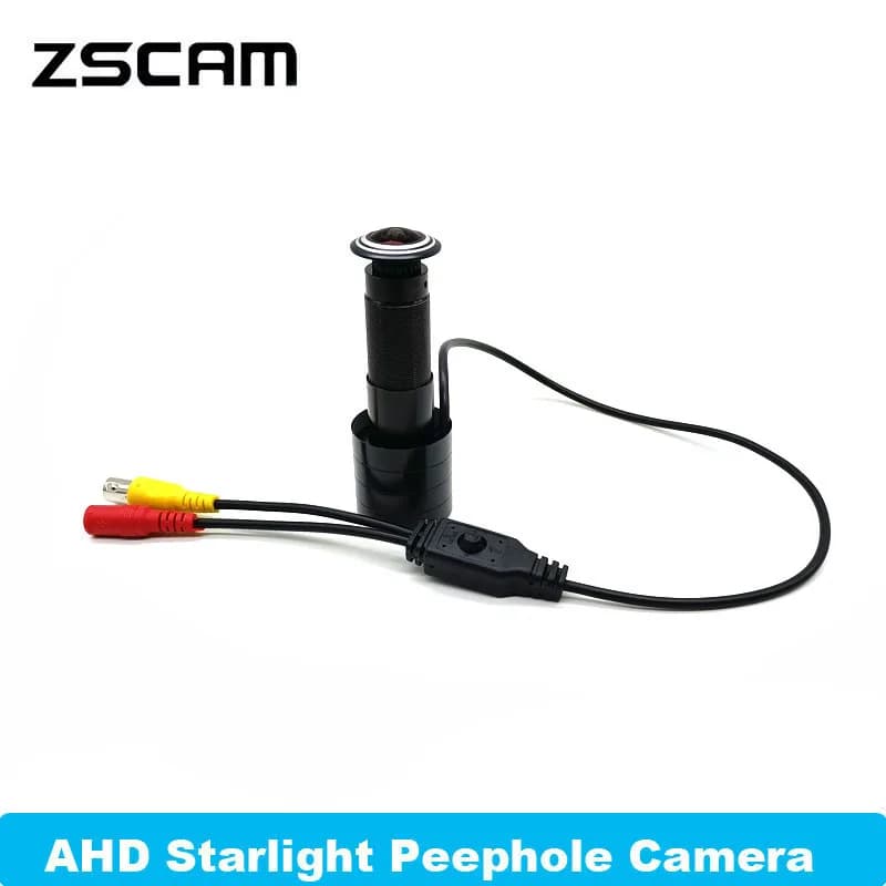 2MP Porta Foro per occhi CCTV AHD/TVI/CVI/CVBS 4 in 1 Videocamera spioncino a colori 0.01Lux Telecamera con visualizzatore ad angolo più ampio a bassa illuminazione