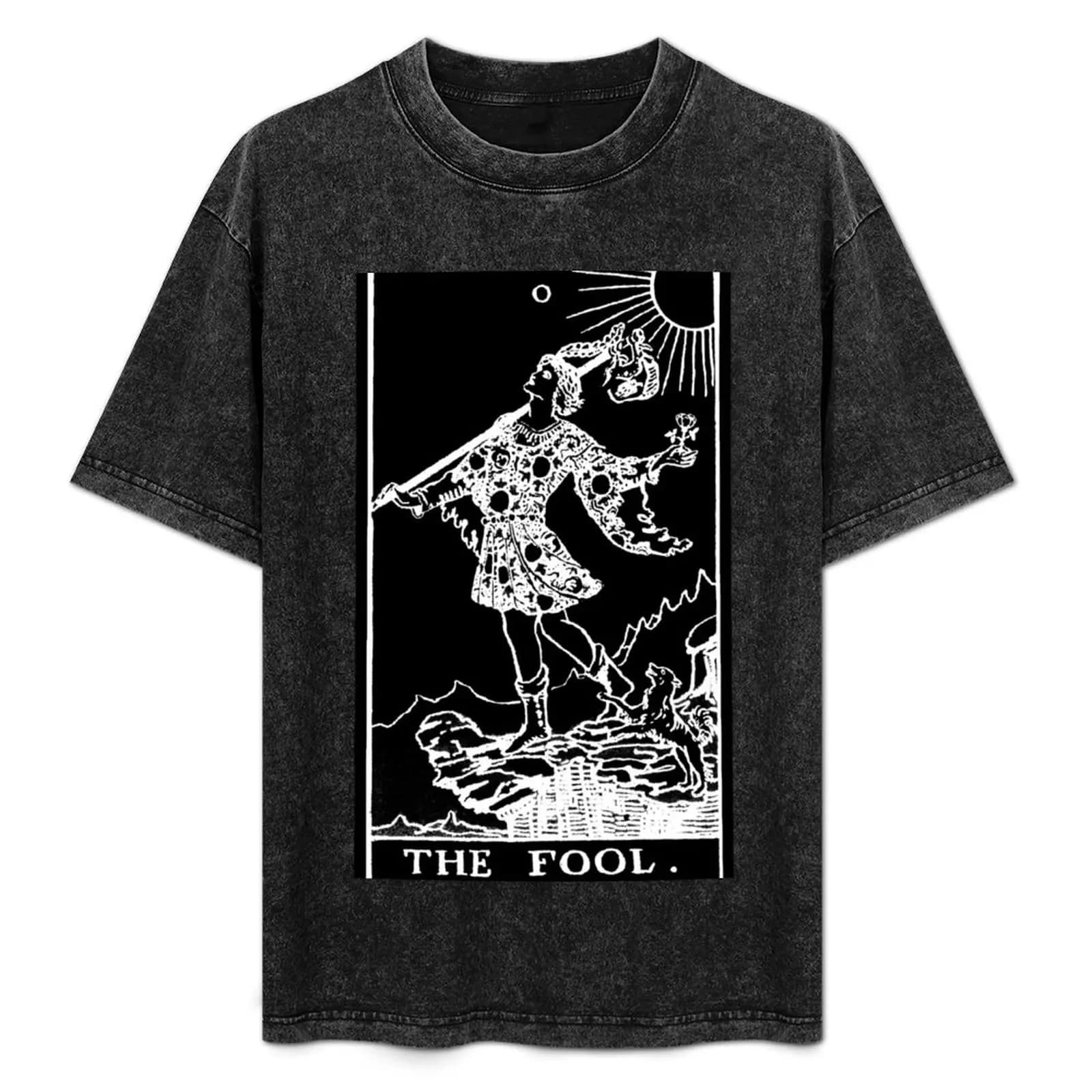 0. La Carta dei Tarocchi del Pagano | T-shirt Obsidian and Pearl Utility Work a maniche corte
