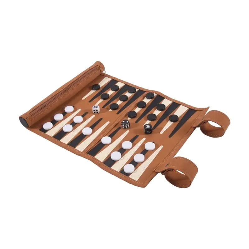 Backgammon Board Game Portable Backgammon Sets For Adults Travel Games Adult Roll Design Children's Puzzle Game Board Durable