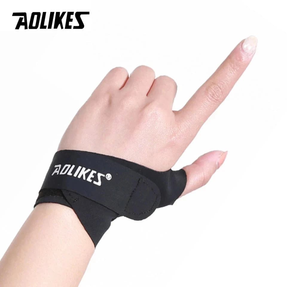 AOLIKES 1PCS Stecca da polso regolabile Tutore Supporto per pollice Stabilizzatore Protezione per le dita Strumento di aiuto per lesioni Assistenza sanitaria Bace Support
