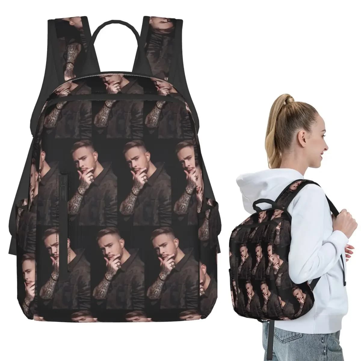 Custom Egor Kreed Russian Rapper Backpack Student BookBag Kids School Bag Laptop Shoulder Bags Men Women