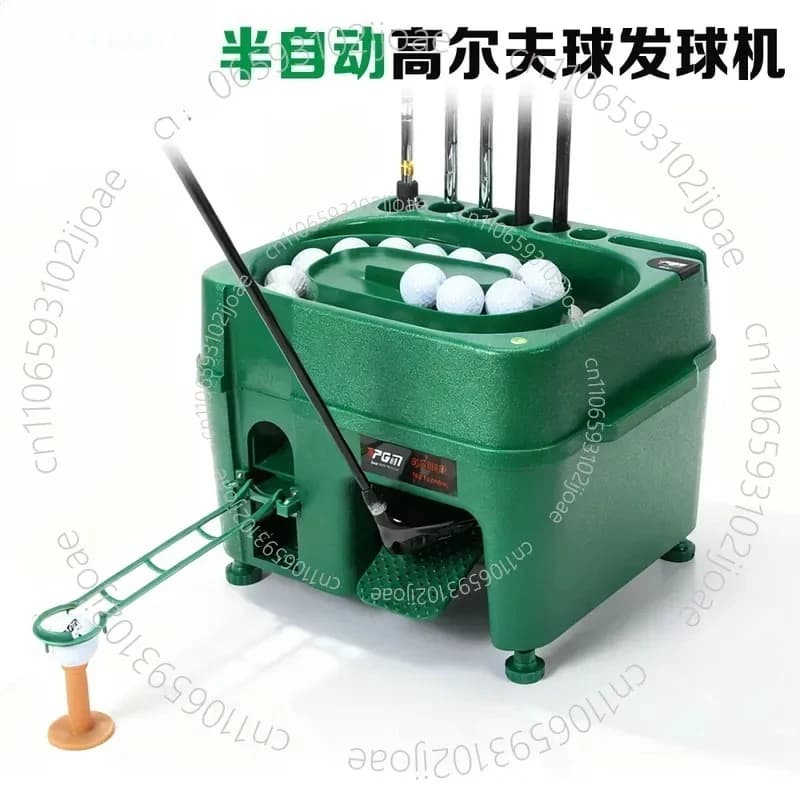 Newly Upgraded Semi-automatic Tee Machine Indoor Golf Club Holder Multi-functional Tee Box Tee Machine