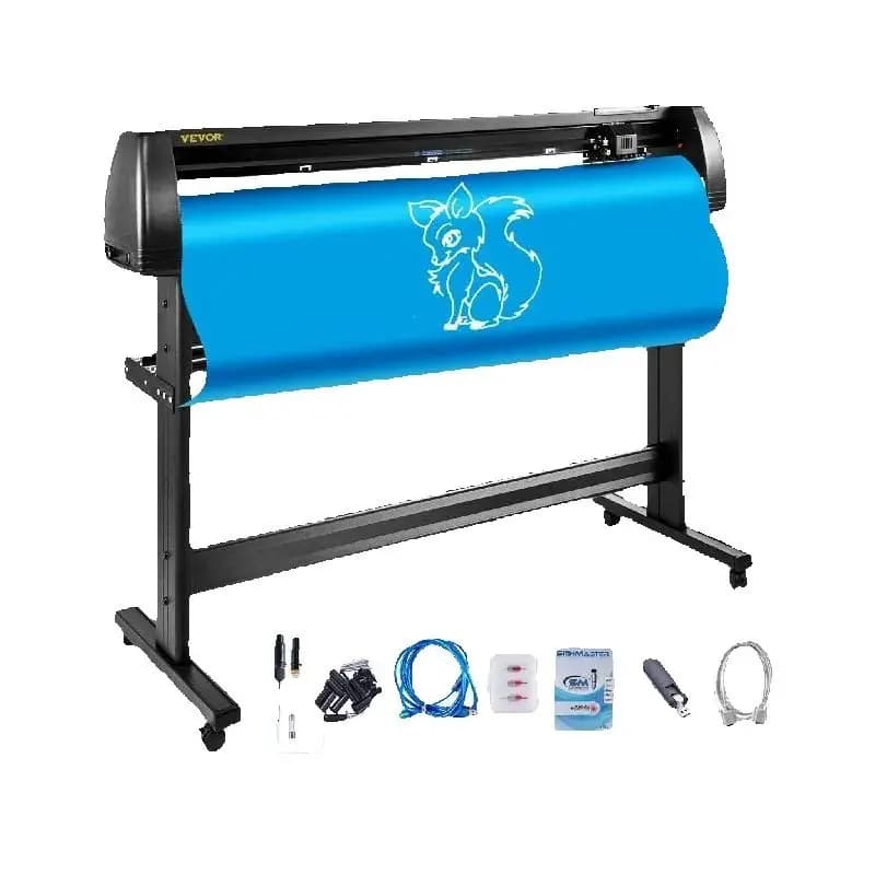 SucceBuy Plotter da taglio per vinile da 53 pollici 1350mm Plotter da taglio per vinile Signmaster Schermo LCD per la creazione di etichette pubblicitarie fai-da-te