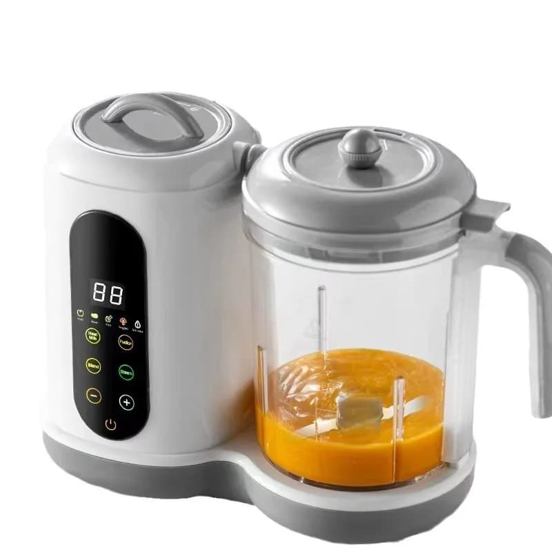 Robot da Cucina Elettrico Multifunzione per Bambini con Funzione Vapore, Frullatore, Scongelatore e Scaldavivande