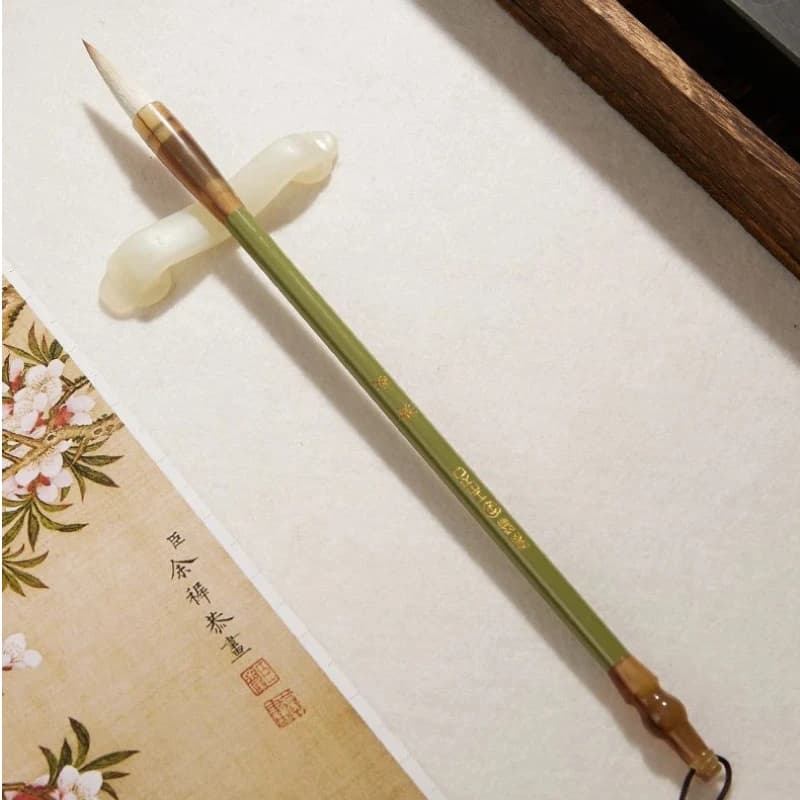 Professional Chinese Calligraphy Brush Set Mixed Hair Medium Regular Script High Resilience for Kids Beginners Students
