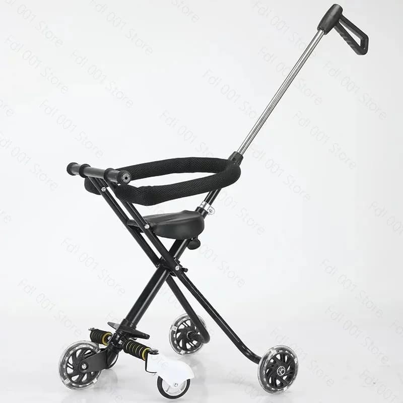 Baby Stroller That Can Be Ridden Or Reclined One Click Folding Lightweight And Easy To Carry For Outdoor Travel