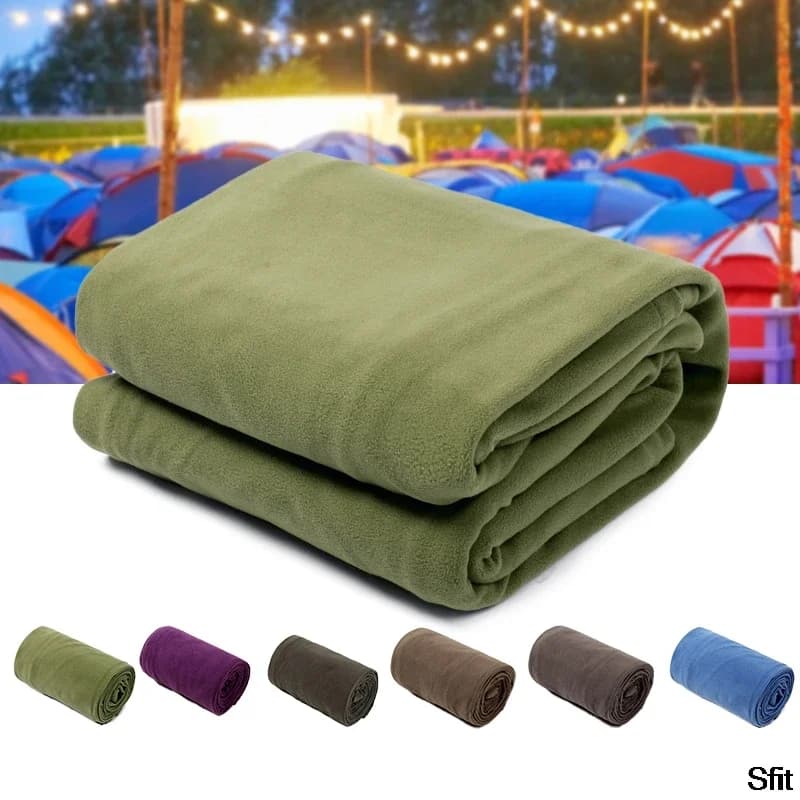 Sacco a pelo portatile ultraleggero in pile polare Tenda da campeggio esterna Letto da viaggio Sacco a pelo caldo Fodera Accessori sportivi da campeggio