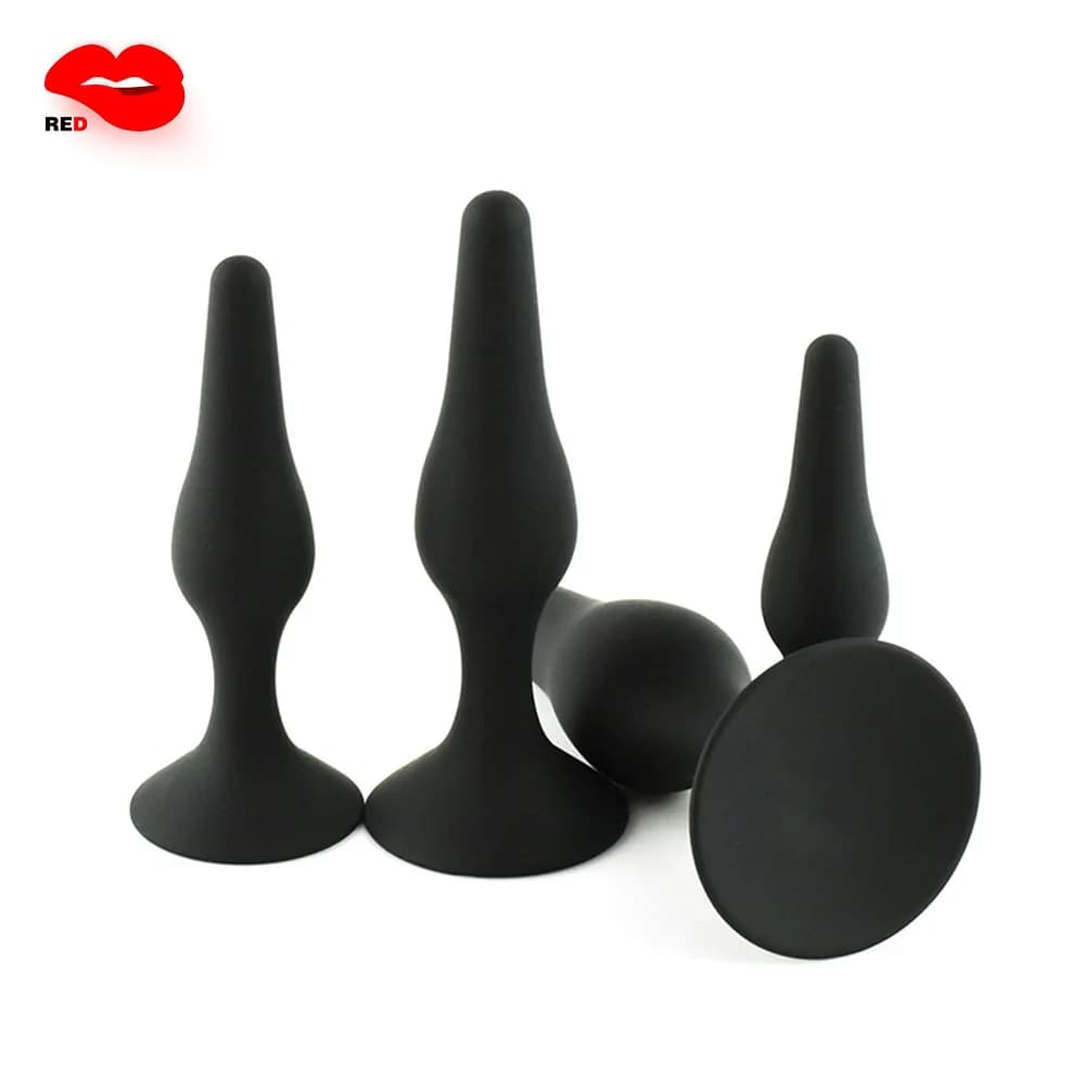4 pezzi maschio butt plug perline anali giocattolo adulto culo dildo prostata masturbazione massaggiatore flirt erotico giocattoli del sesso per donne uomini e coppie