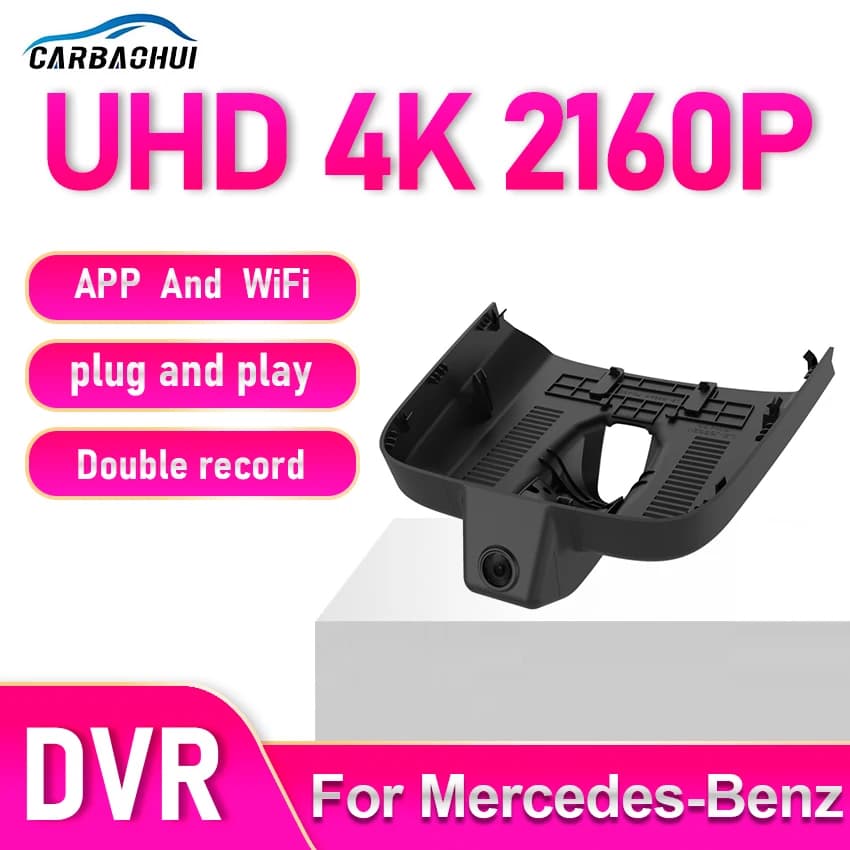 New! Dashcam plug and play for Smart # Dash Cam 4K for Auto 2022-2025, Mercedes Benz Smart 1 One Car Camera, Car Accessories