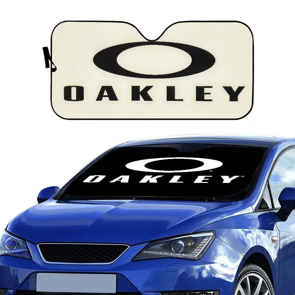 Logo classico O-oakleys Anime Summer Car Parasole Parabrezza anteriore Parasole Protezione solare Isolamento termico Parasole
