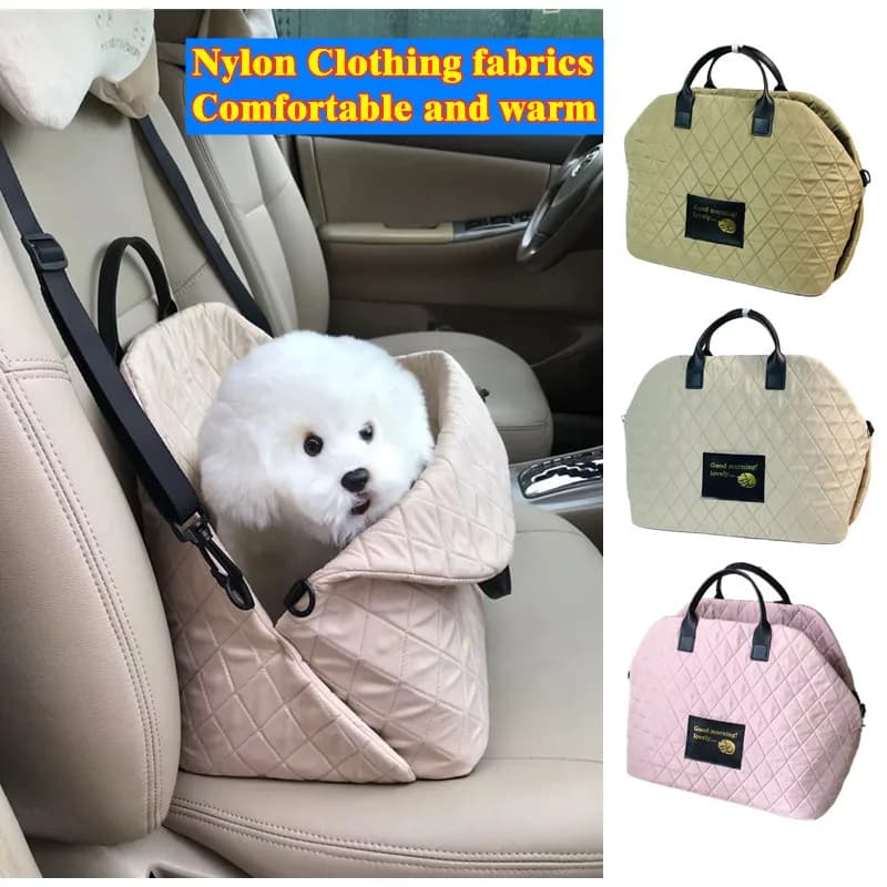 Cuccia calda portatile Borsa da trasporto per cani da compagnia Sedile per auto Controllo antiscivolo Trasportini per cani Sicuro, Cucciolo di gatto Letto per animali Chihuahua Prodotti per animali domestici
