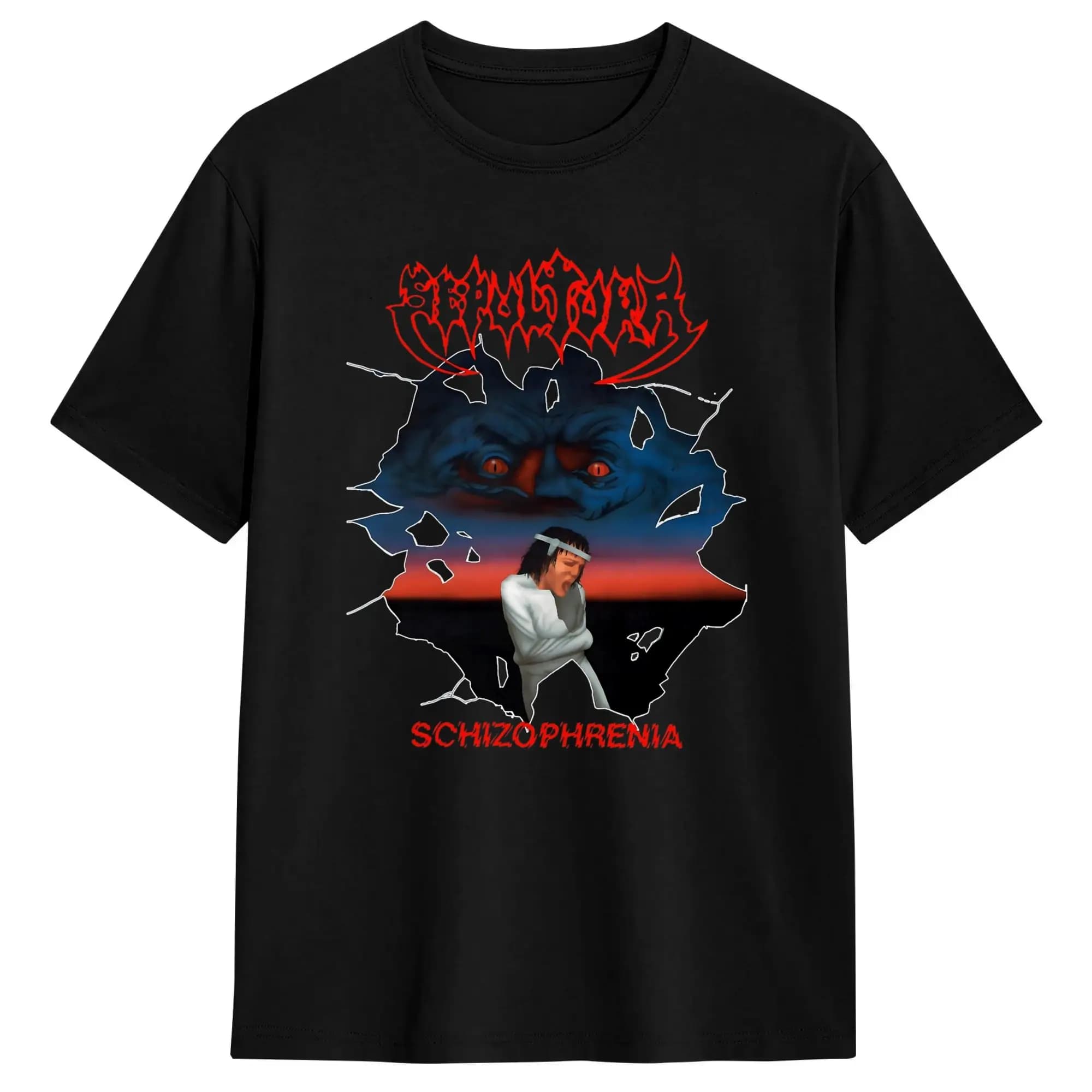 T-shirt Harajuku in cotone con stampa Sepultura, maglietta Hip Hop per coppie, divertente e casual, a maniche corte, stile Y2K estivo