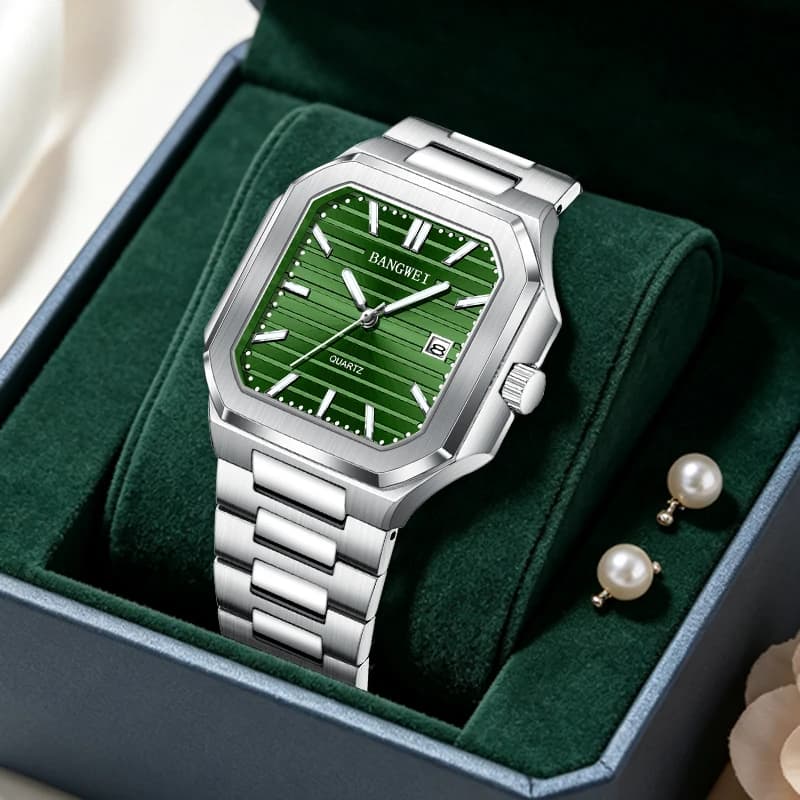 BANGWEI Elegant Classic Woman Watch Retro Luxury Fashion Simple Waterproof Luminous Date Quartz Women Wristwatch Ladies Gift Box