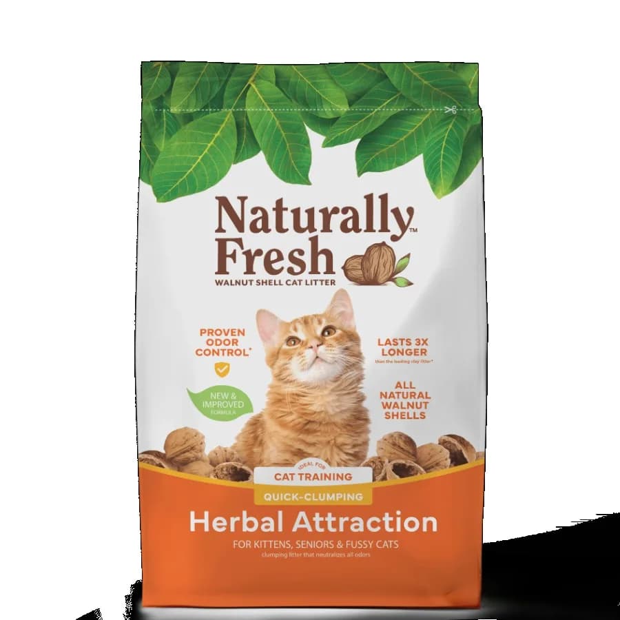 Herbal Attraction Cat Litter, 14lb Bag - Eco-Friendly Odor Control