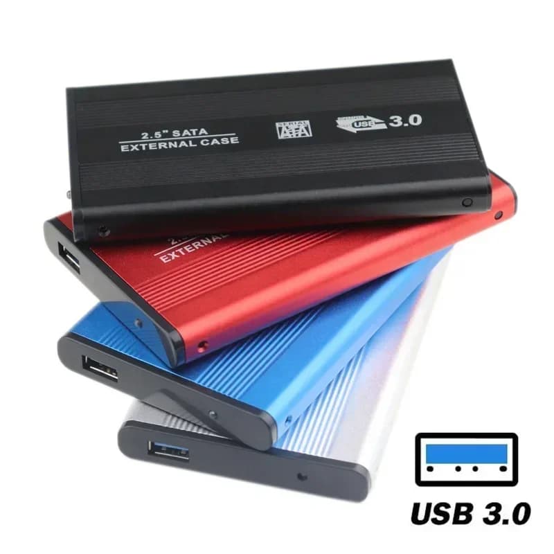 Custodia esterna ultra sottile da USB 3.0 a 2,5" SATA HDD SSD portatile per disco rigido PC portatile - Plug & Play
