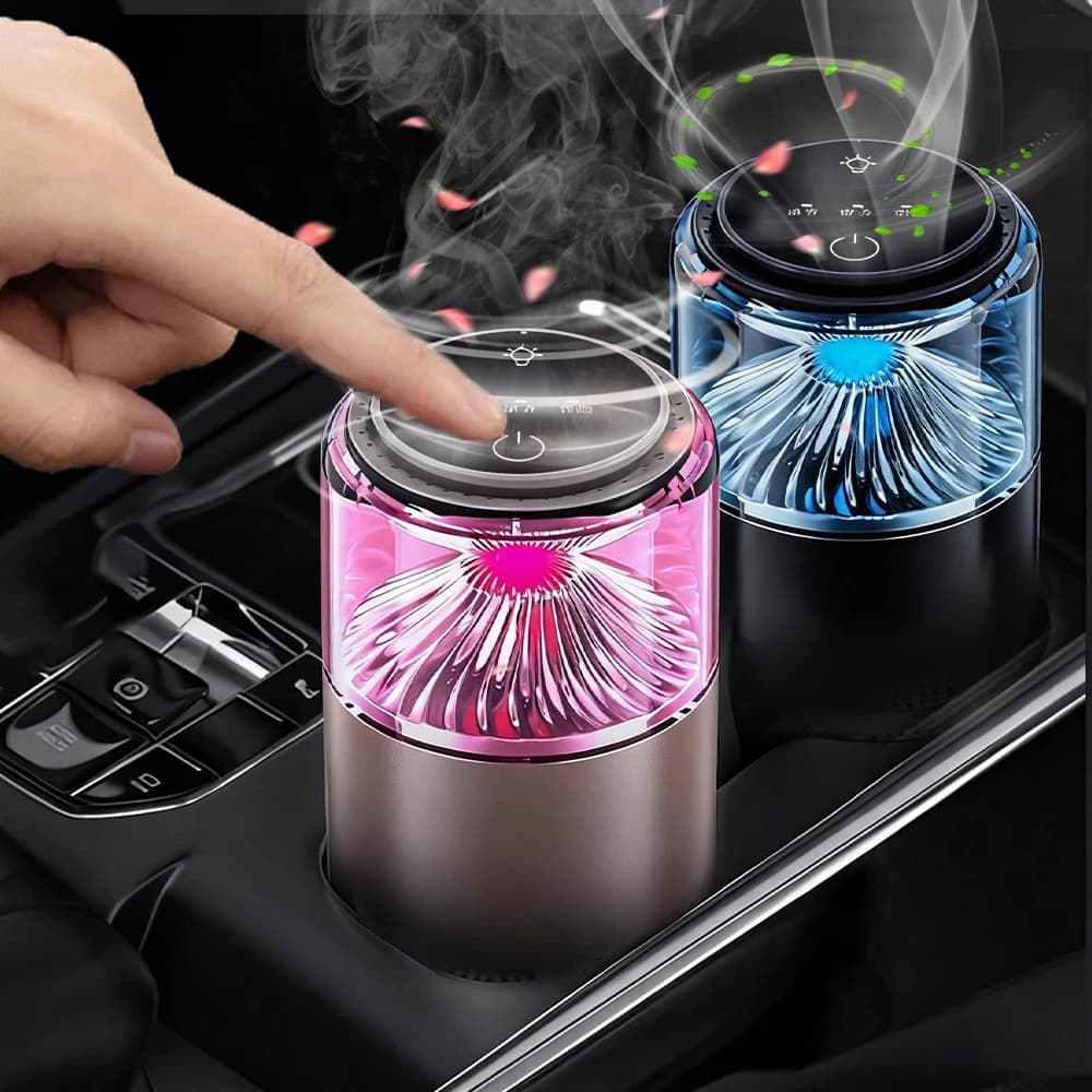 Deodorante per Auto - Dispositivo di Fragranza Automobilistica Premium con Atomizzazione Cloud-View, che Profuma l'Intera Vettura