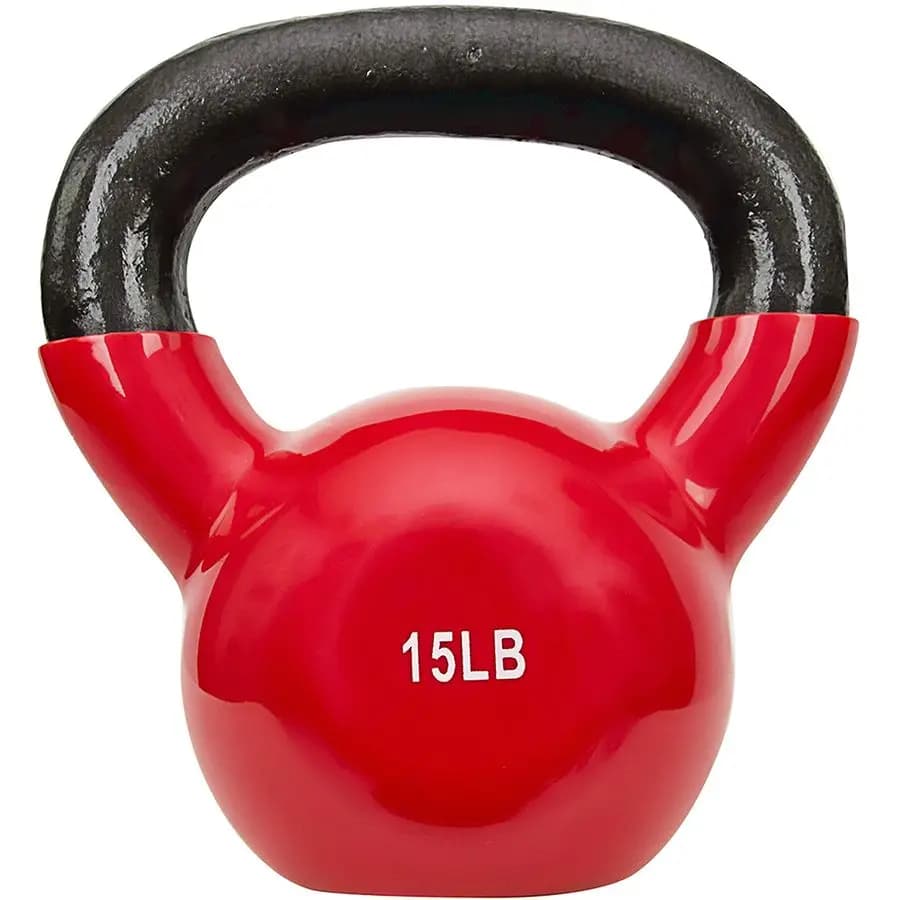 Kettlebell Covered for Strength Training and Exercises, Available in 5, 10, 15, 20, 25 Books