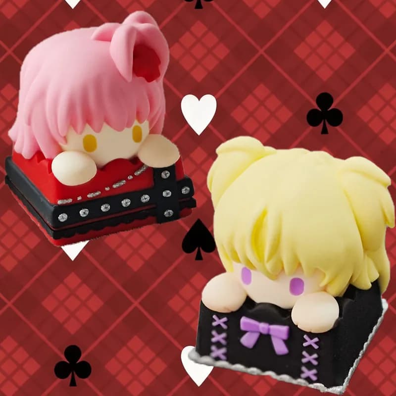 Anime Shugo Chara Hinamori Amu Hoshina Utau Resin Artisan Keycap Anime Custom Mechanical Keyboard Single Esc Keycap Decor Gift