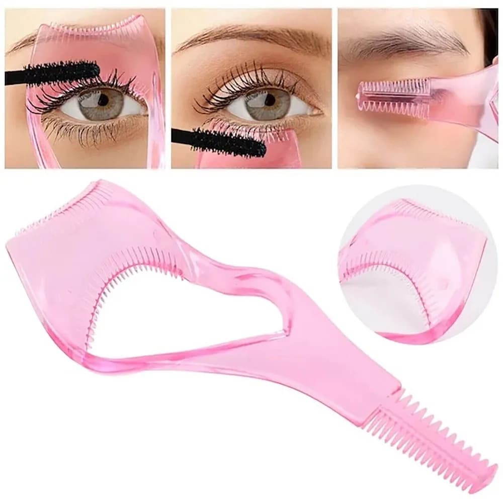 Eyeliner 3-in-1 accessory, Eyeliner comb, Eye Protection, Mascara Crystal Shield, Cosmetic Makeup Guide, Eyeliner Tools