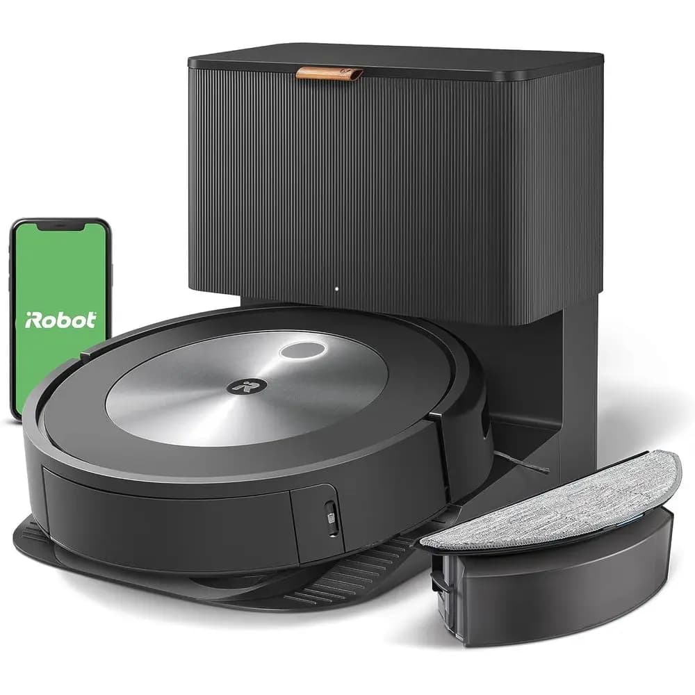 Roomba Combo j5+ Robot Aspirapolvere e Lavapavimenti con Svuotamento Automatico - Ricondizionato Certificato!