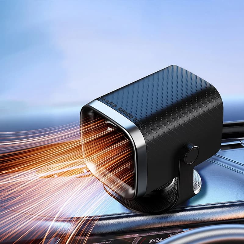 Riscaldatore per auto elettrico 12V/24V Sbrinatore portatile Defogger per parabrezza automatico con cavo da 1,5 M, 150W Ventilatore di riscaldamento Asciugatrice Accessori per auto
