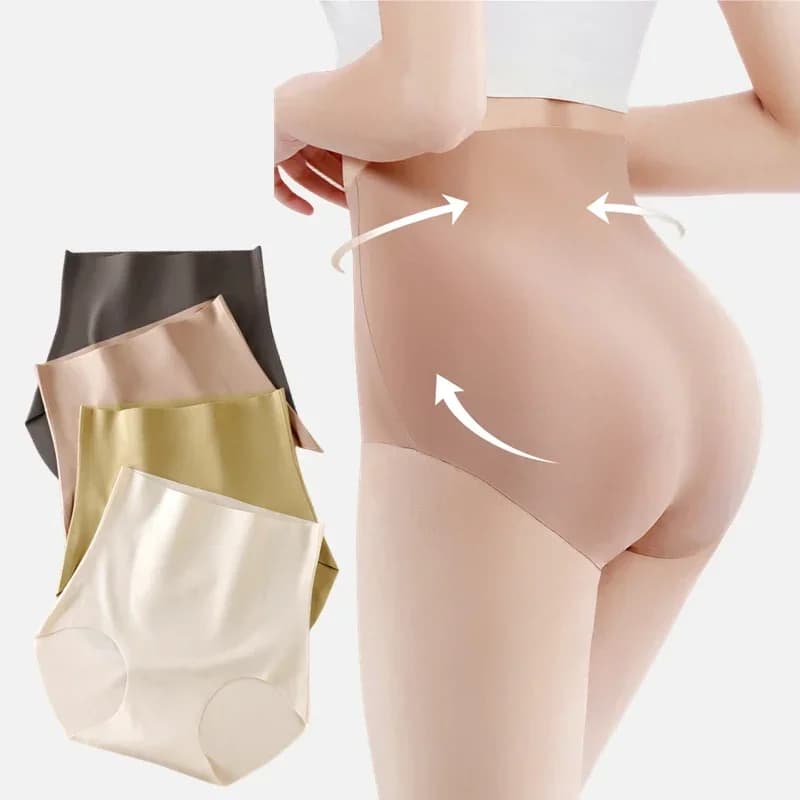 Women High Rise Body Shaper Underwear Sexy Shaperwear Briefs Female High Elasticity Panties Closing Waist Lifting Buttocks Pants