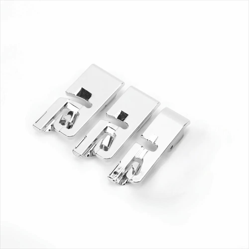 3Pcs Stainless Steel Rolled Hem Presser Foot Multi-Function Sewing Machine Accessories Narrow Rolled Hem Foot
