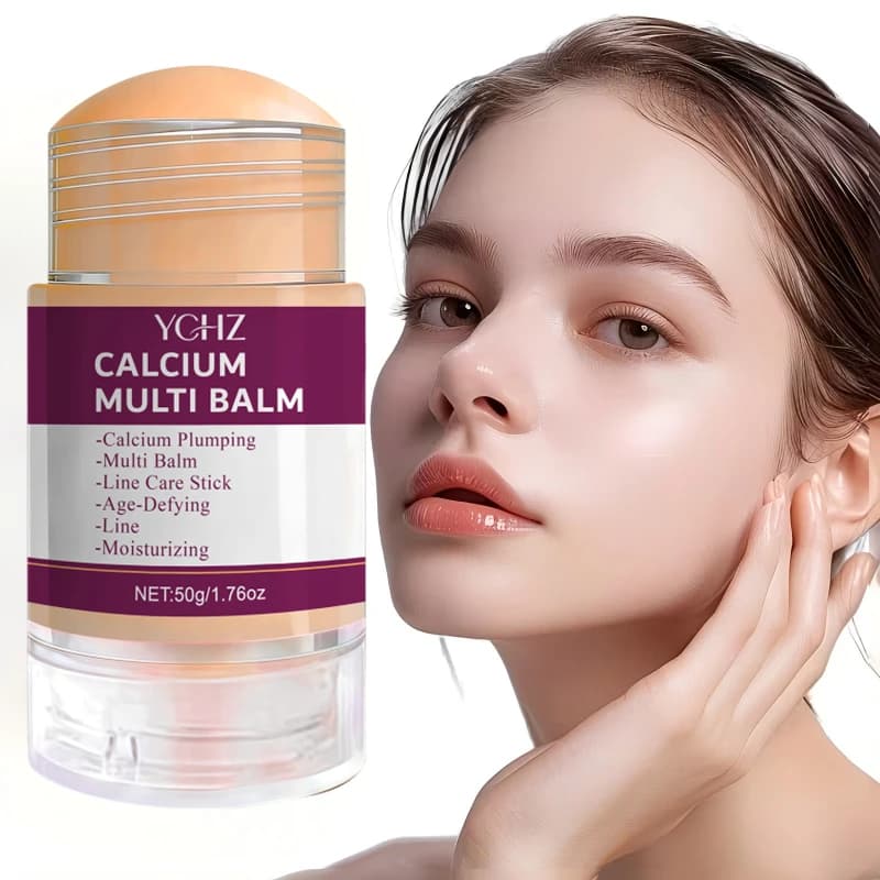 Calcium Collagen Care Stick, Evens Out Skin Tone, Eliminates Dark Spots and Dullness - Non-Greasy, Suitable for Both Men and Women - Whitening and Moisturizing Stick, for Day and Night Use - 50g