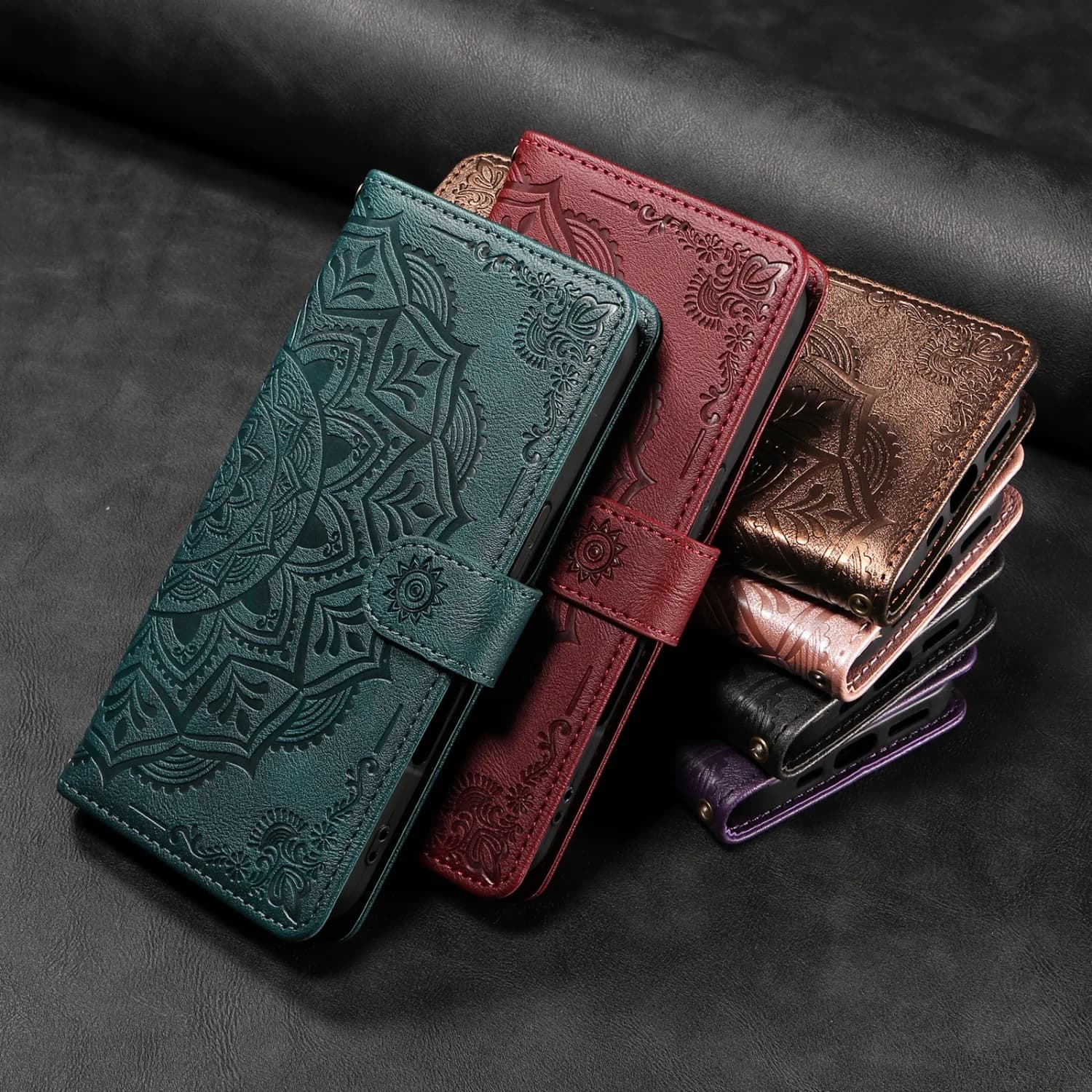 Luxury PU Leather Wallet Case For Xiaomi 11 12 13 14 15 Pro Flip Cover For Xiaomi 10T Lite 11T 12T 13T 14T 15T 17 Pro Max Coque