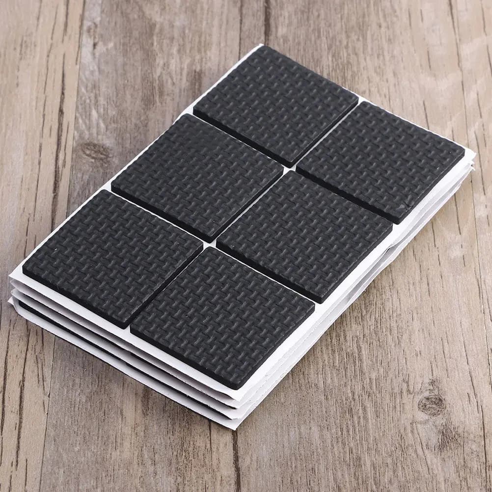 60Pcs Furniture Protection Pads Self Adhesive Heavy Duty Non Slip Chair Leg Floor Protectors for Hardwood Laminate Tile Floors