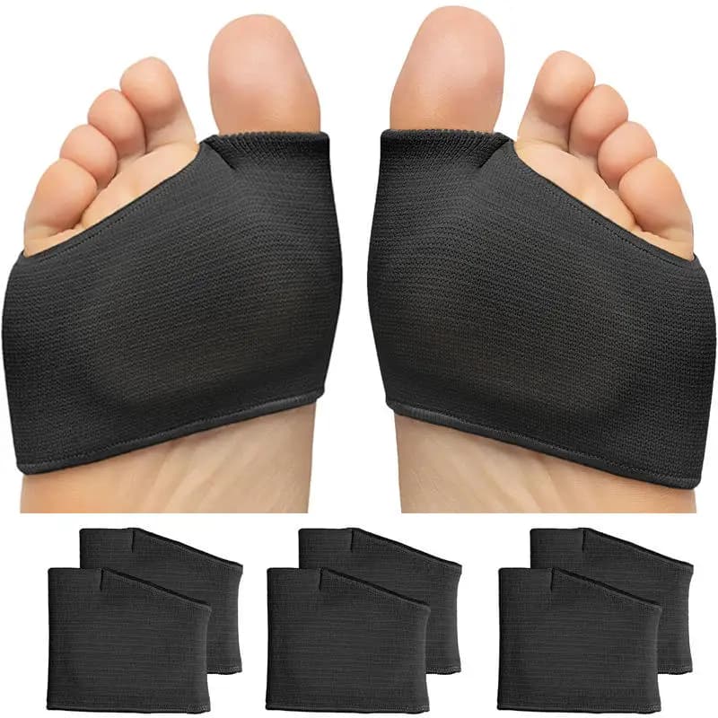 Cuscinetti Metatarsali in Silicone, Separatore per Dita, Sollievo dal Dolore, Calzini per Anteriore del Piede, Solette Ortopediche per Alluce Valgo, Correttore per Hallux Valgus, Strumento per la Cura del Piede