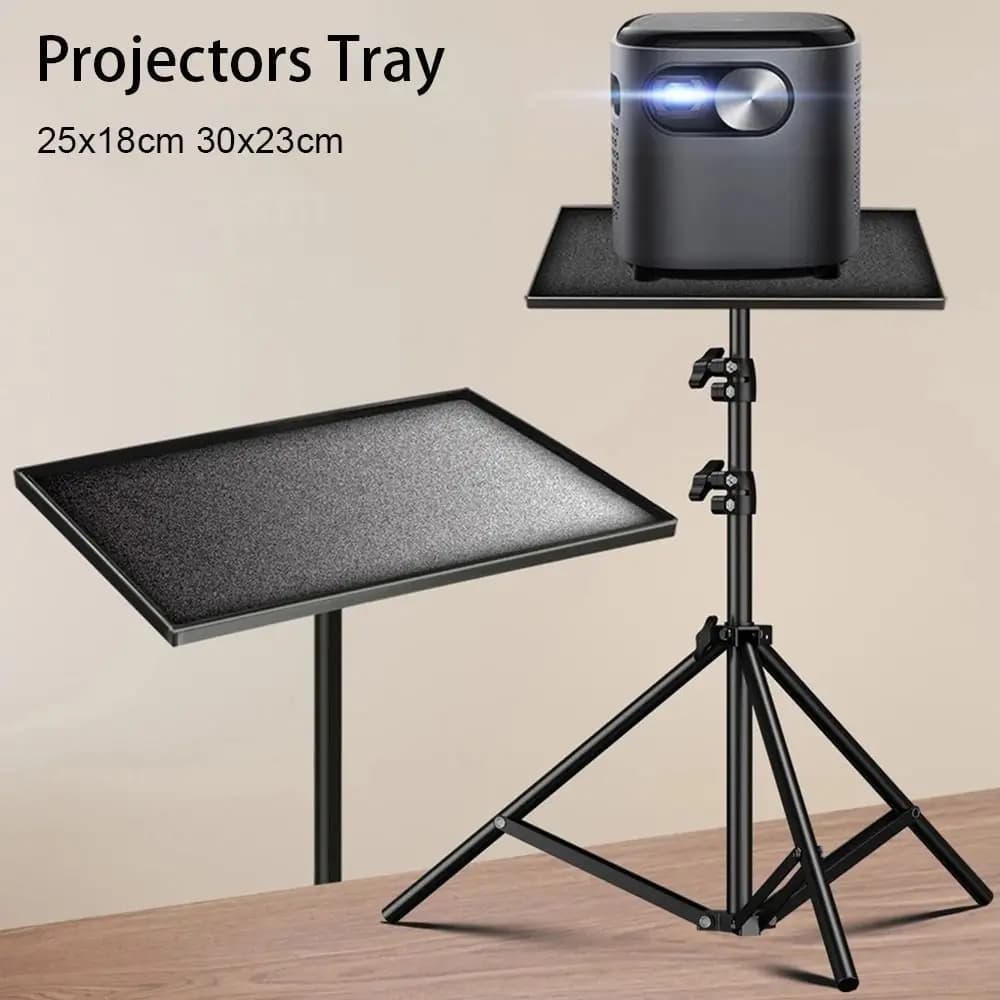 1Pcs Universal 25x18cm 30x23cm Projectors Tray Tripod Stand Sound Card Projectors Tray Platform Holder 1/4inch Screw Thread