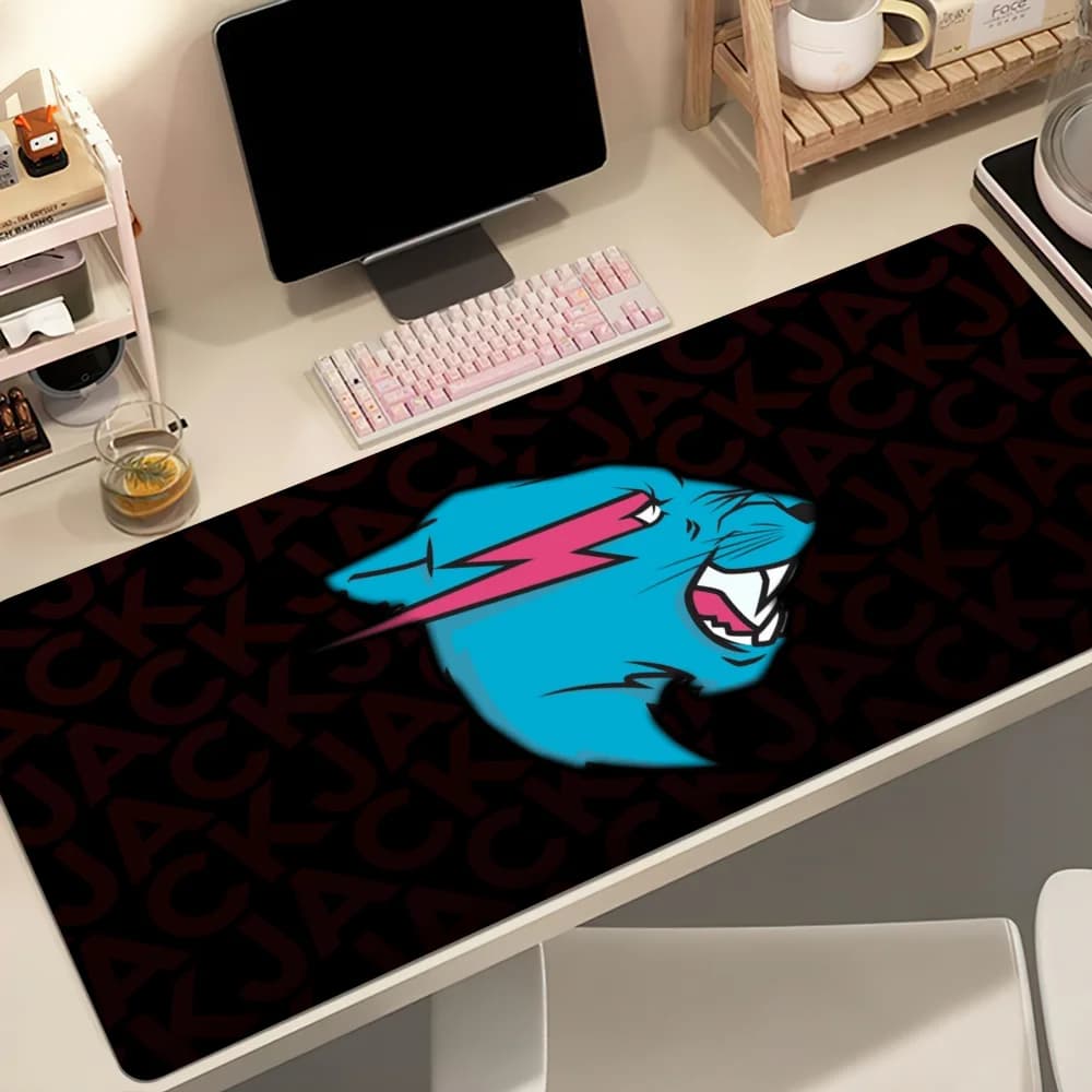 Video Blogger M-MrBeast Mouse Pad Non-slip Thickened MousePad Student Gaming Cushion Large Writing Lockedge Office