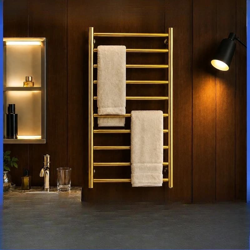 Intelligent electric towel rack bathroom bar 304 stainless steel bath rack toilet towel rack