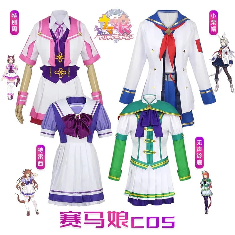 2025 Nuovo Cosplay Anime Uma Musume Pretty Derby Toukai Teiou Uniforme Scolastica Settimana Speciale Oguri Cap Silenzio Suzuka Costume Cosplay