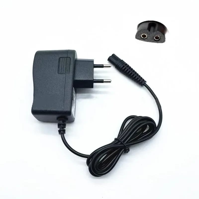 Caricatore adattatore di alimentazione CA con spina a muro UE a 2 poli 12V 0,4A per rasoi Braun 5415 5416 5497 5610 5611 5612 5613 5614 5663 5684 5708
