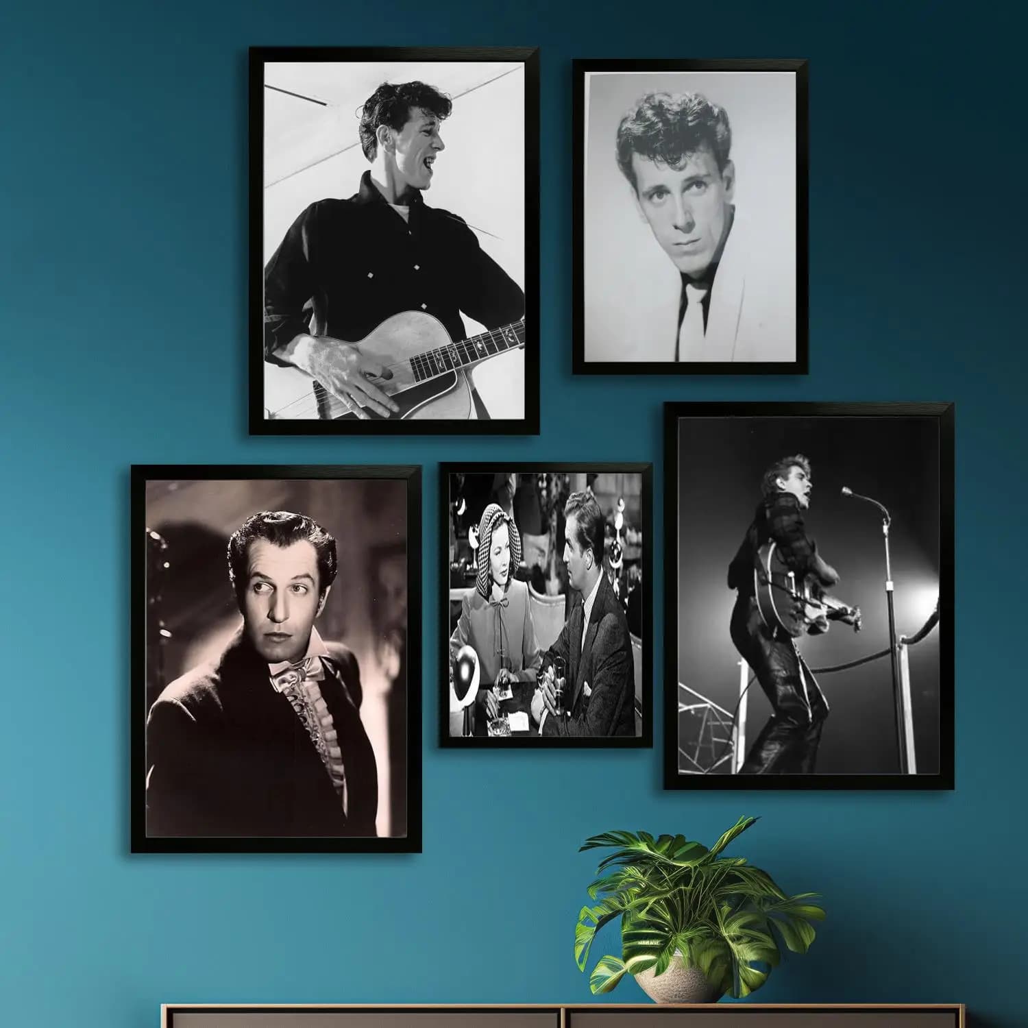 Gene Vincent Canvas Art Poster and Wall Art, Picture Print, Modern Family Bedroom Decor, Posters,Decorative painting