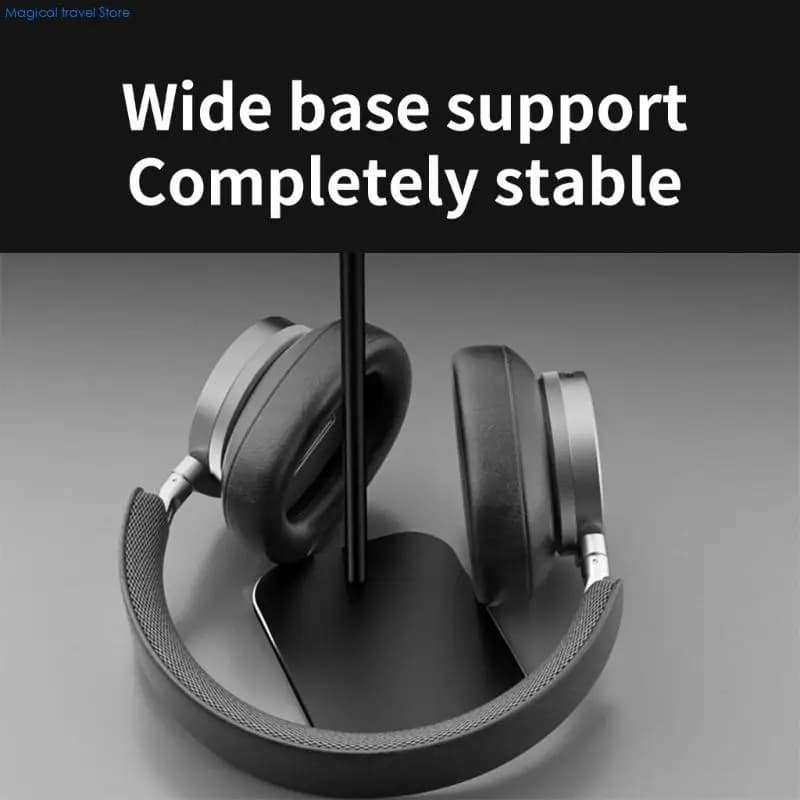 N2UB Aluminium Base Headphone Stand For Pulse Headset Hanger Display Stand for Office Living Room