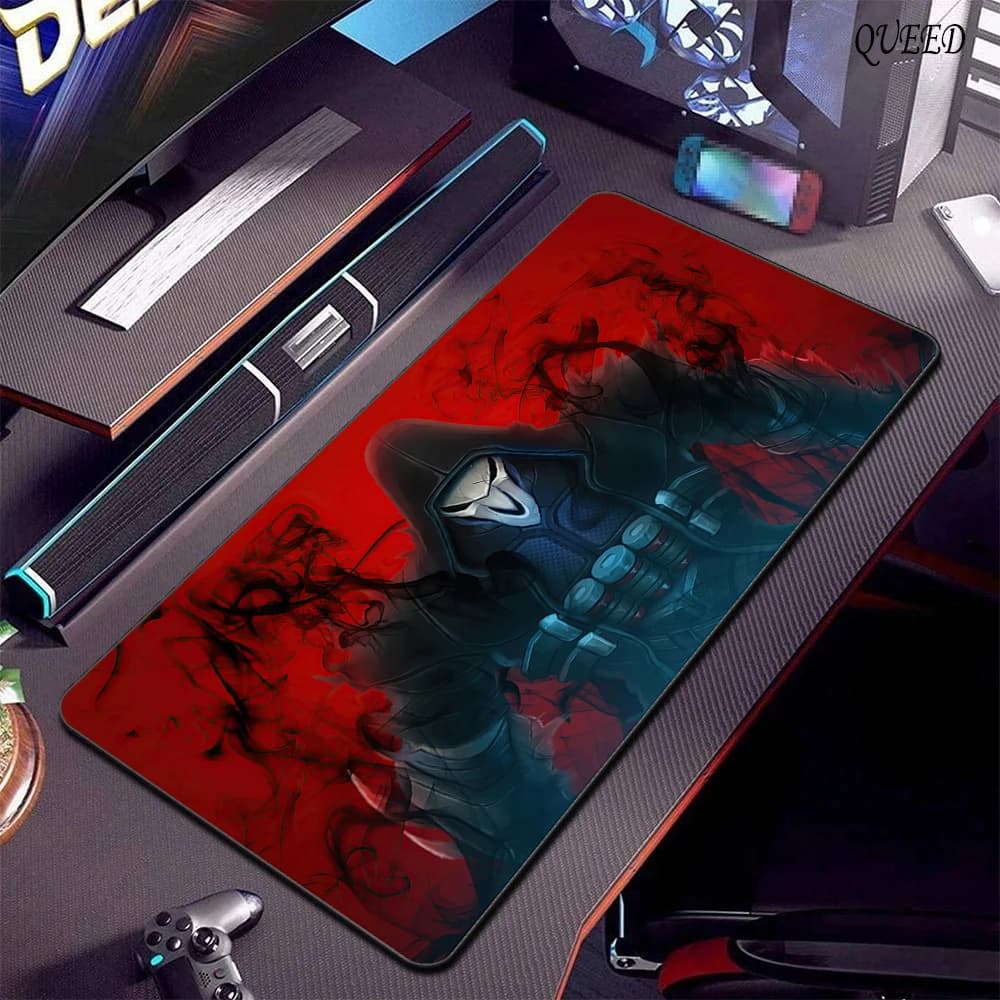 Tappetino per Mouse da Gaming Overwatch, Grande Tappetino per Tastiera Antiscivolo, Tappetino per Mouse da Gioco per PC e Laptop, Deskmat Kawaii Anime, Grande Mousepad