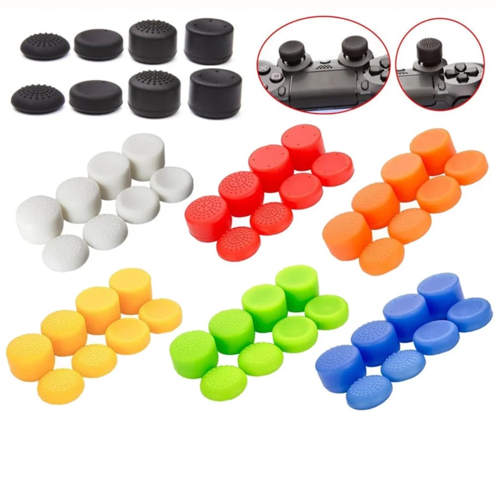 2/8pcs Anti-slip ThumbStick Grip Cap For PS5 Slim Pro PS4 Xbox Series X/S ONES 360 Elite E SwitchPro Controller Accessories
