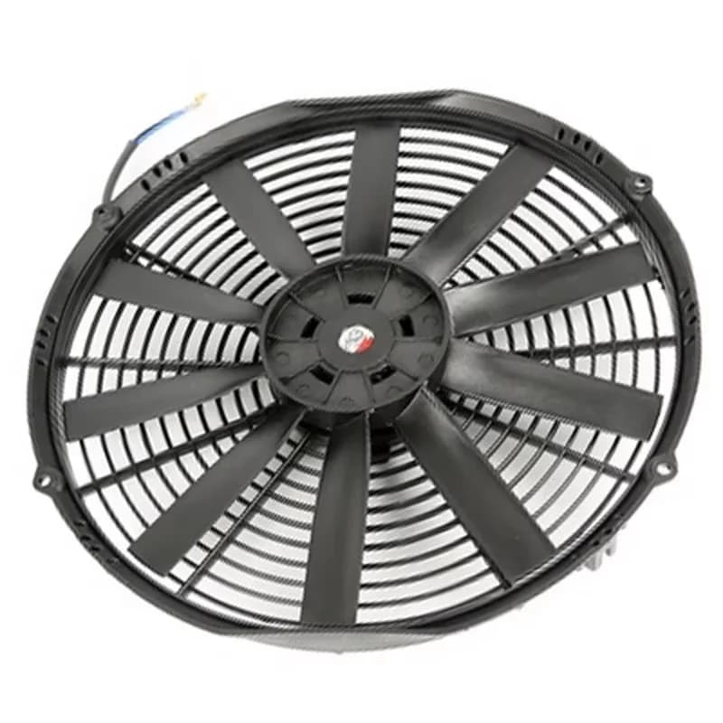 24V Universale Nero 14 '' Condensatore Elettrico per Strada/Rat/Hot Rod Classic Muscle Car Truck Ventola di Raffreddamento Automatico radiatore A/C